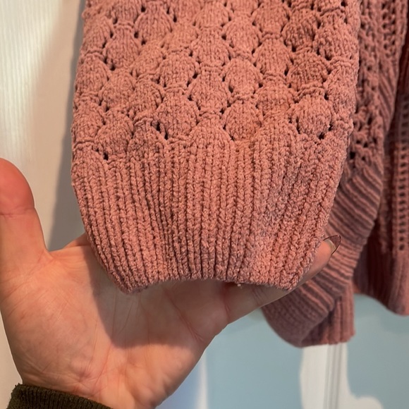 Red by BKE pointelle pullover sweater - Picture 6 of 8